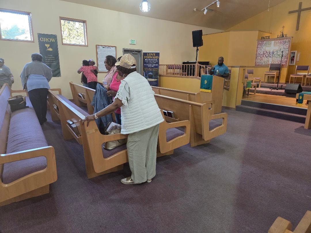 Sanctuary gathering — VBS Day 2